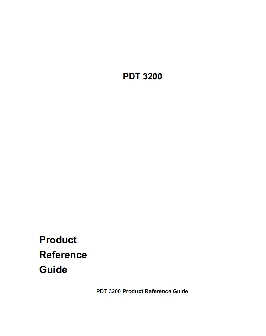 pdt-3240_user_manual操作说明书手册