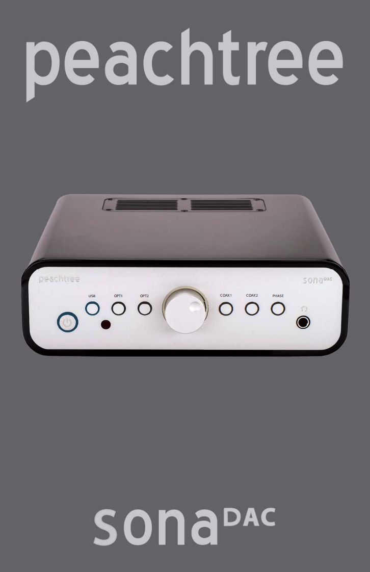 peachtree-audio-sonadac-操作说明书手册