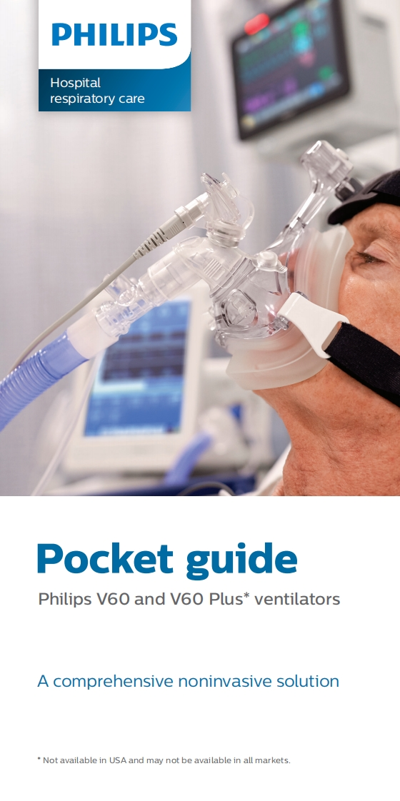 philips-respironics-v60-ventilator-pocket-guide-user-操作说明书手册