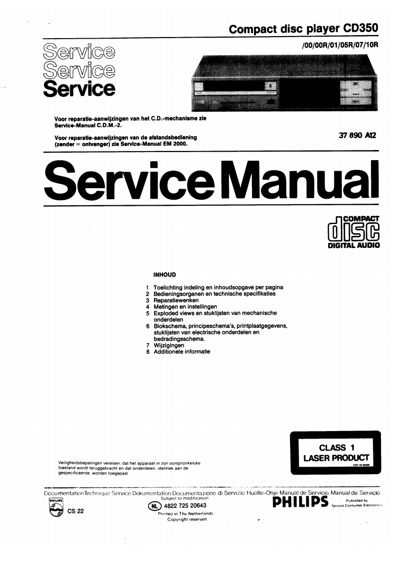 philips_cd350_sm维修手册