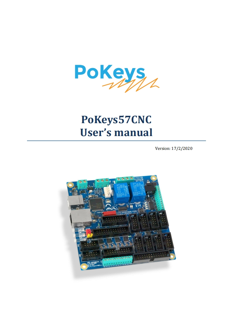 pokeys57cnc_安装调试说明书手册17.2.2020
