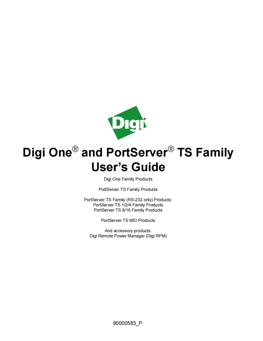 portserver_ts4_user_manual操作说明书手册