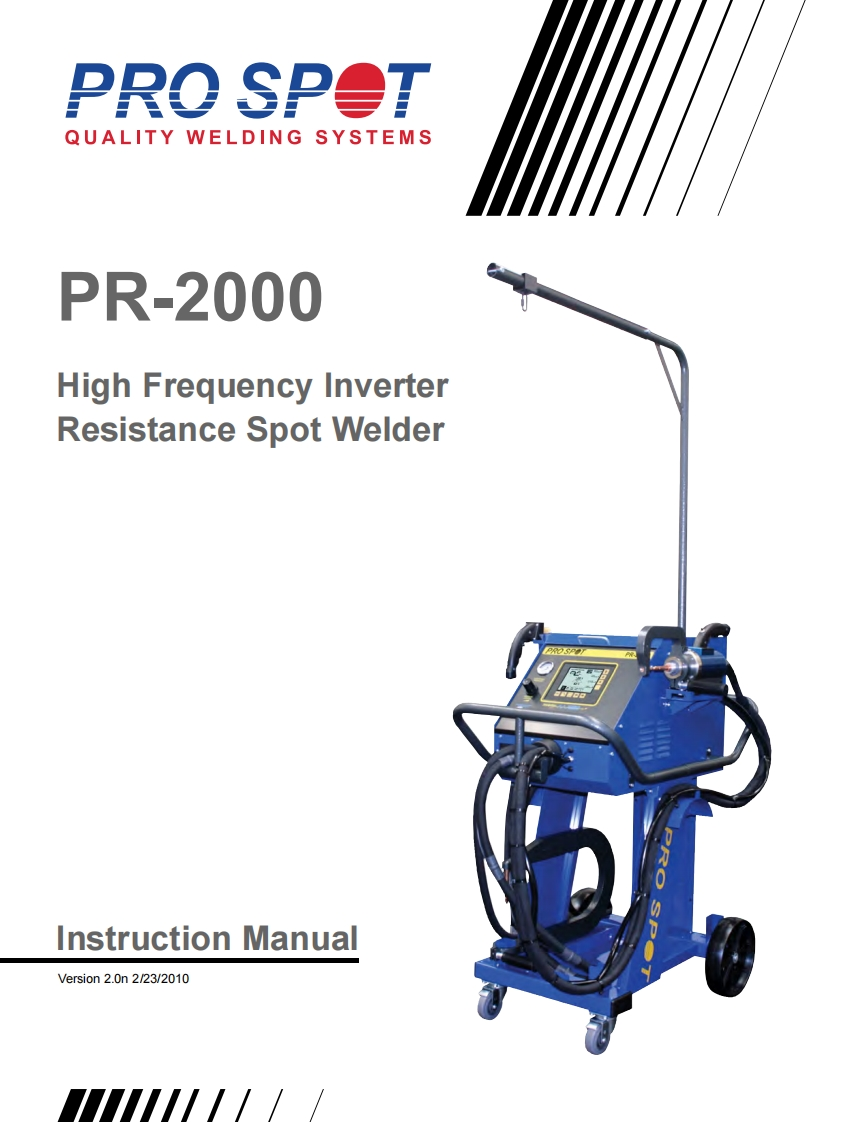 pr2000-instruction-manual操作说明书手册
