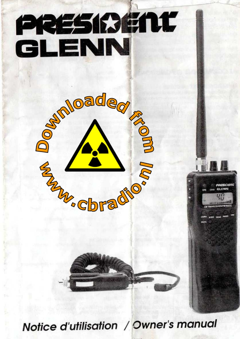 president_Glenn_使用说明书手册_FR