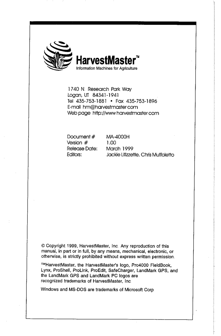 pro-4000_user_manual操作说明书手册