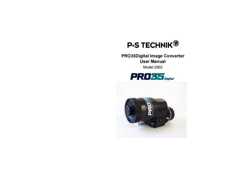 pstechnik_PRO35_manual使用说明书手册