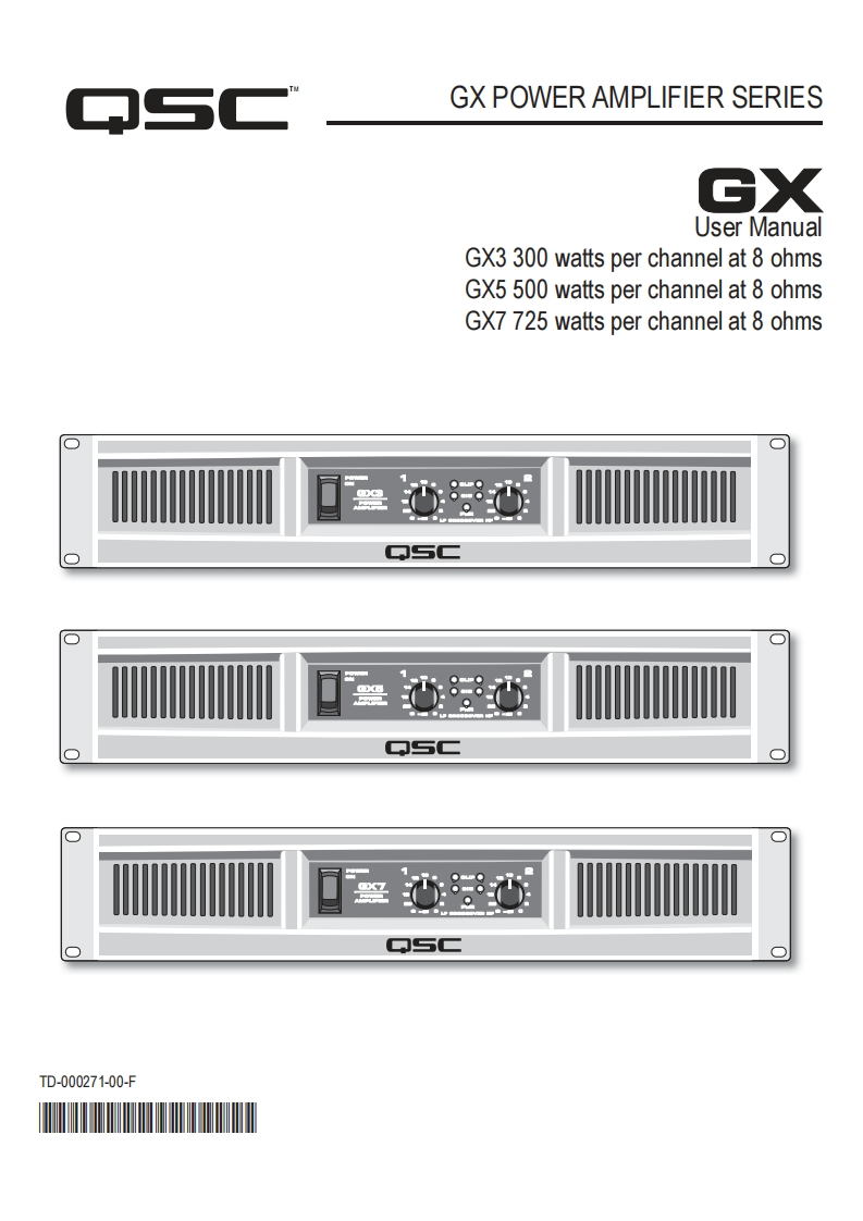 qscGX操作说明书手册