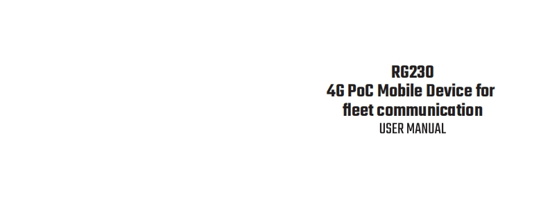 rg230-user-guide操作说明书手册