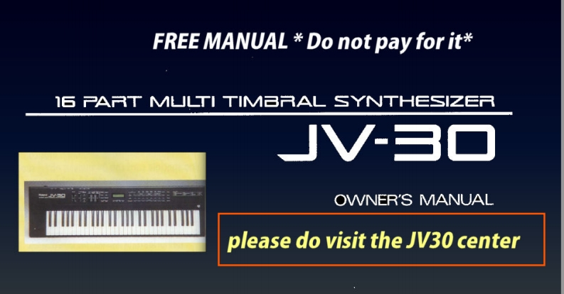 roland-jv30-使用说明书手册