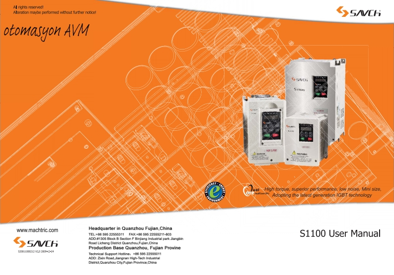 s1100-series-inverter-操作说明书手册-v2-0新质力文库 - 聚焦新质生产力发展的数字化知识库_行业洞察 / 理论成果 / 实践指南免费下载新质力文库