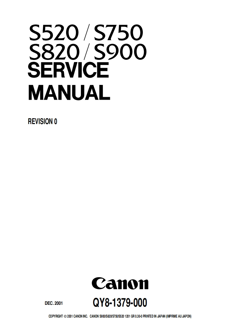 s900_820_750_520-维修说明书手册