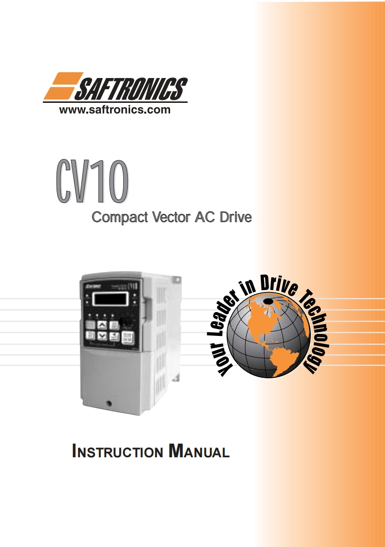 saftronics-cv10-安装操作说明书手册
