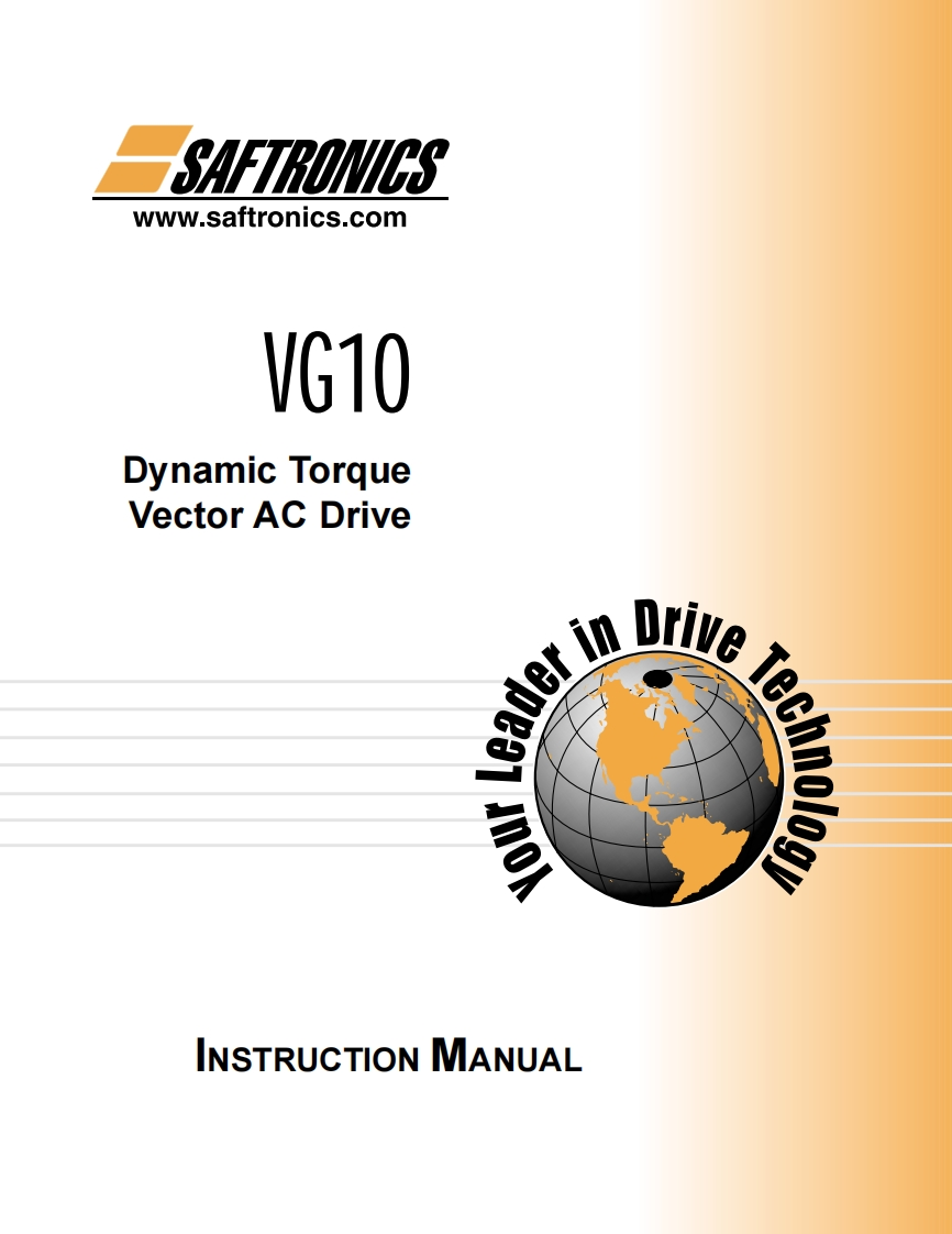 saftronics-vg10-安装操作说明书手册