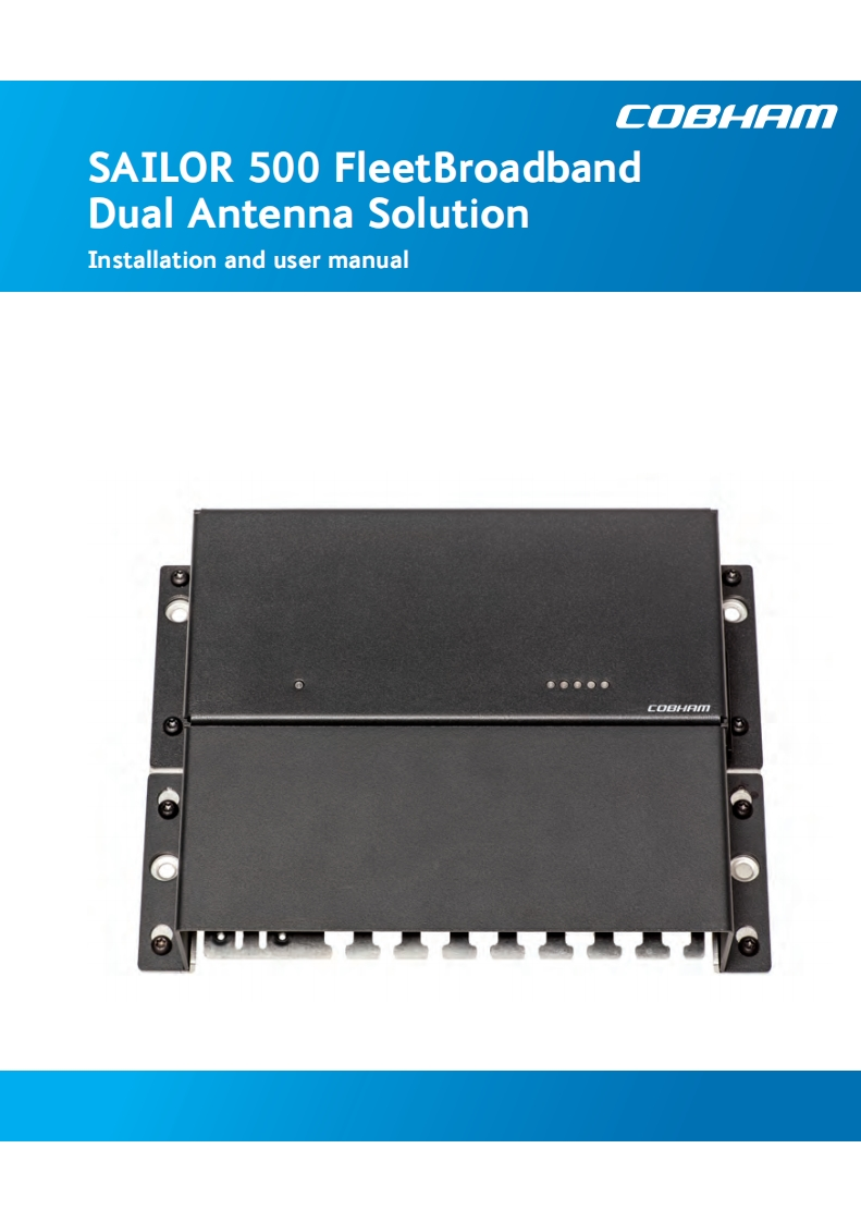 sailor-500-fleetbroadband-dual-antenna-solution-installation-and-操作说明书手册