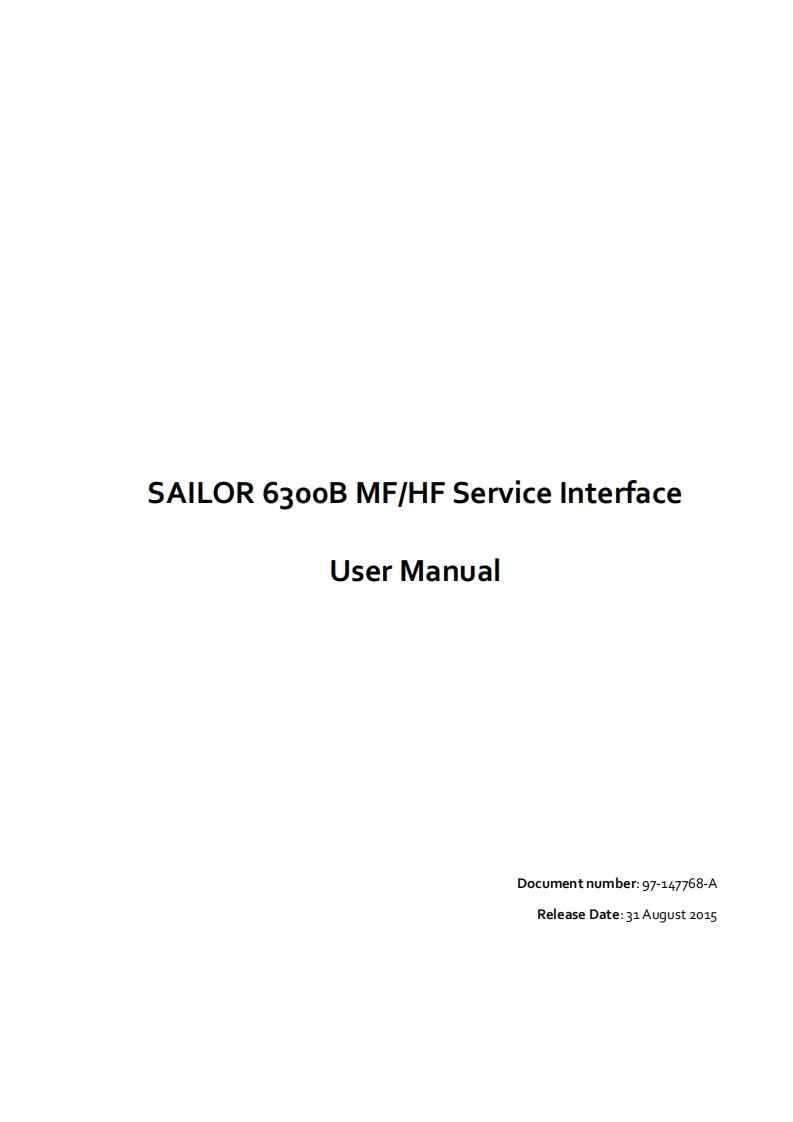 sailor-6320-mf-hf-service-interface-操作说明书手册-for-sailor-6300b