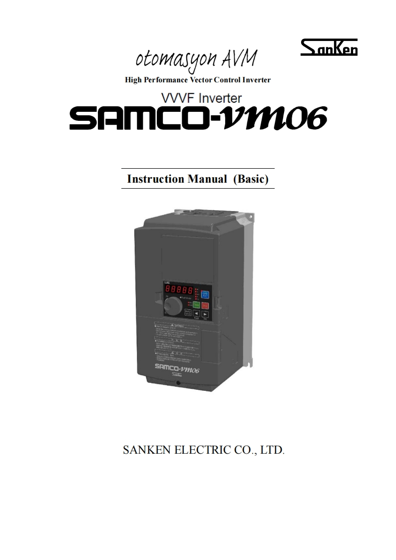 sanken-samco-vm06.Instruction.Manual-en