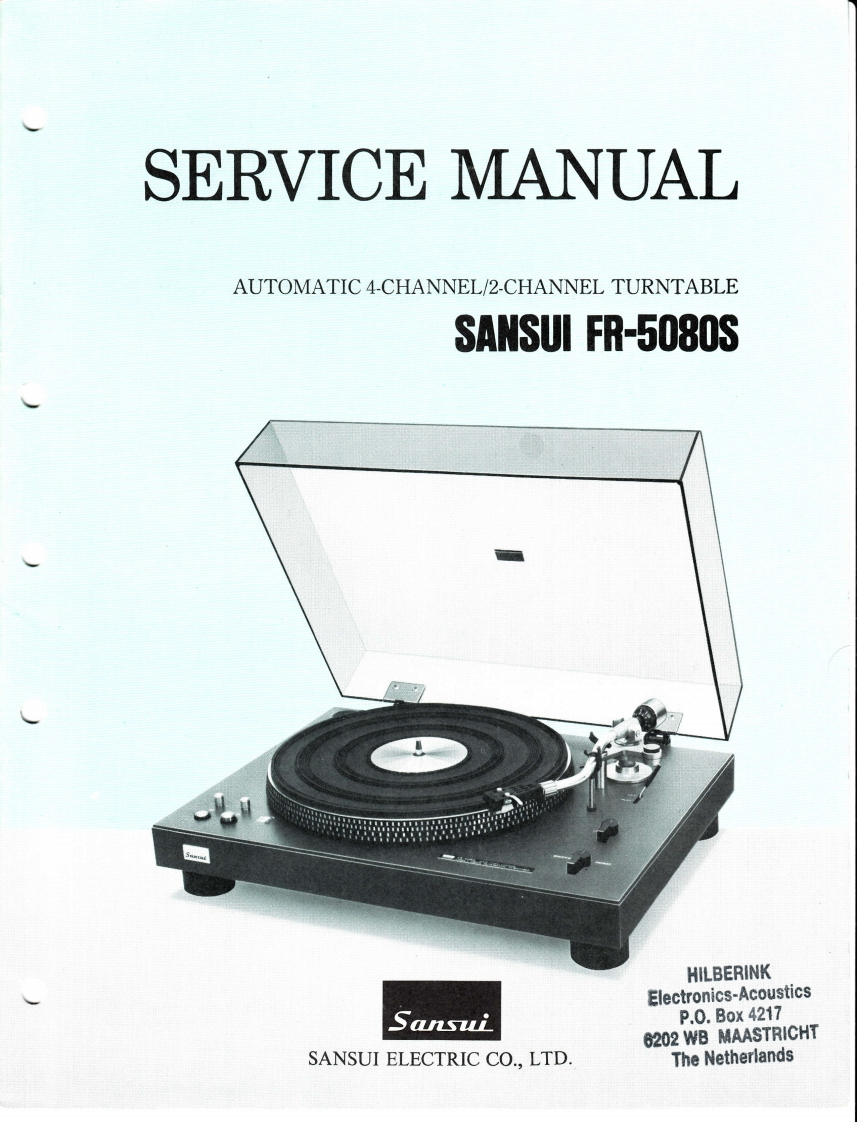 sansui-fr-5080s-automatic-serv维修电器原理图