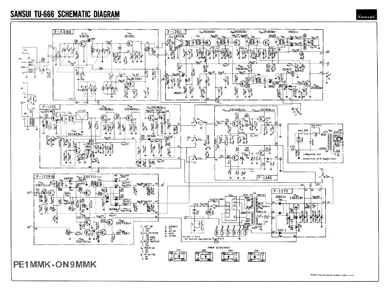 sansui-tu-666-schematic2维修电器原理图