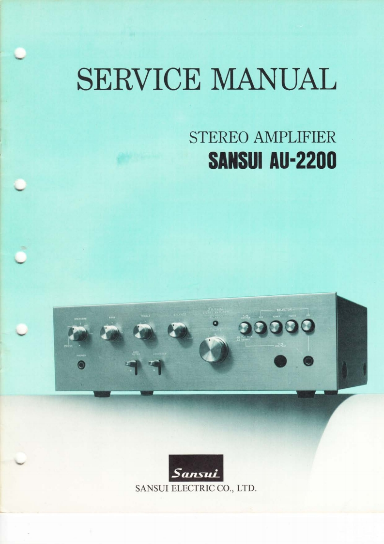 sansuiau2200r维修电器原理图