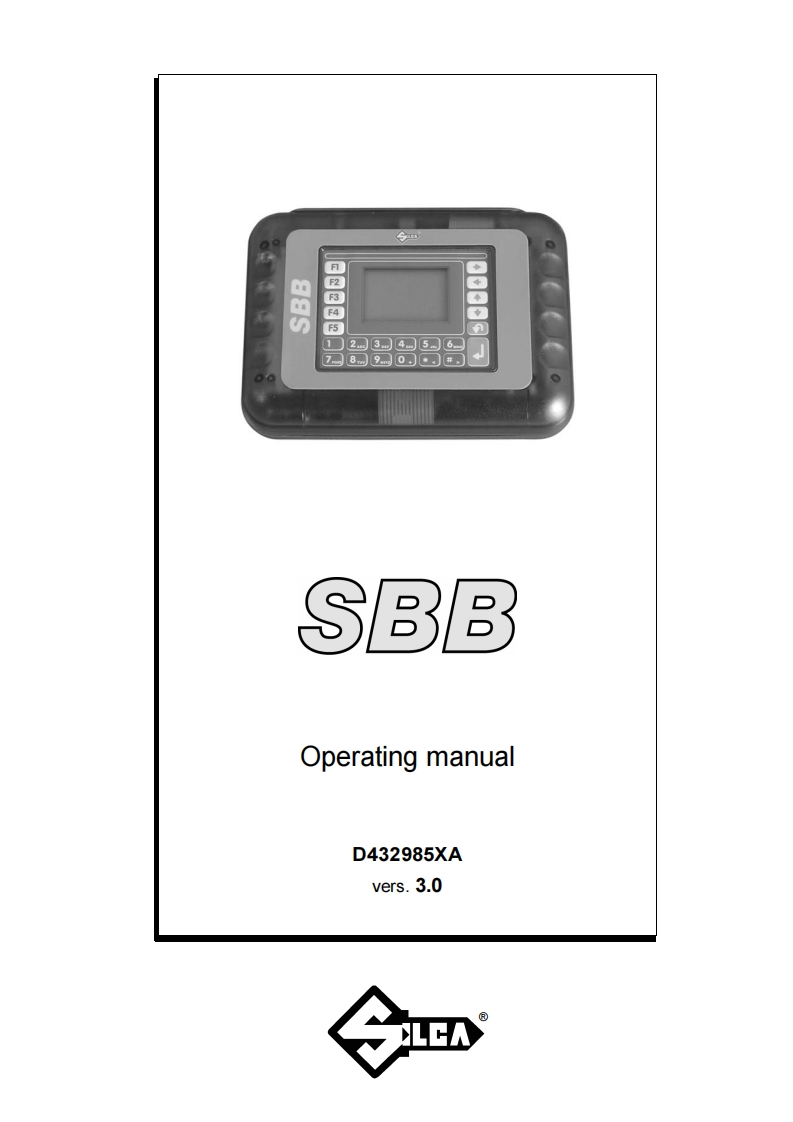 sbbkeyprogrammer使用说明书手册