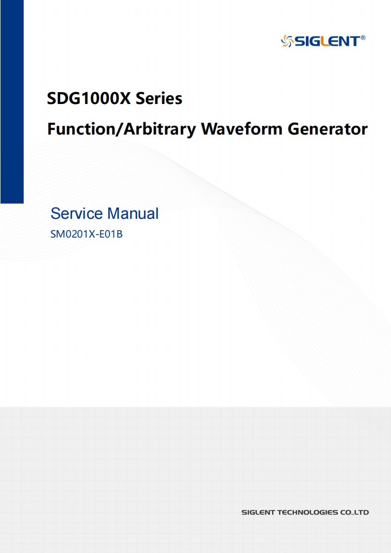 sdg1000x-维修电器原理图手册