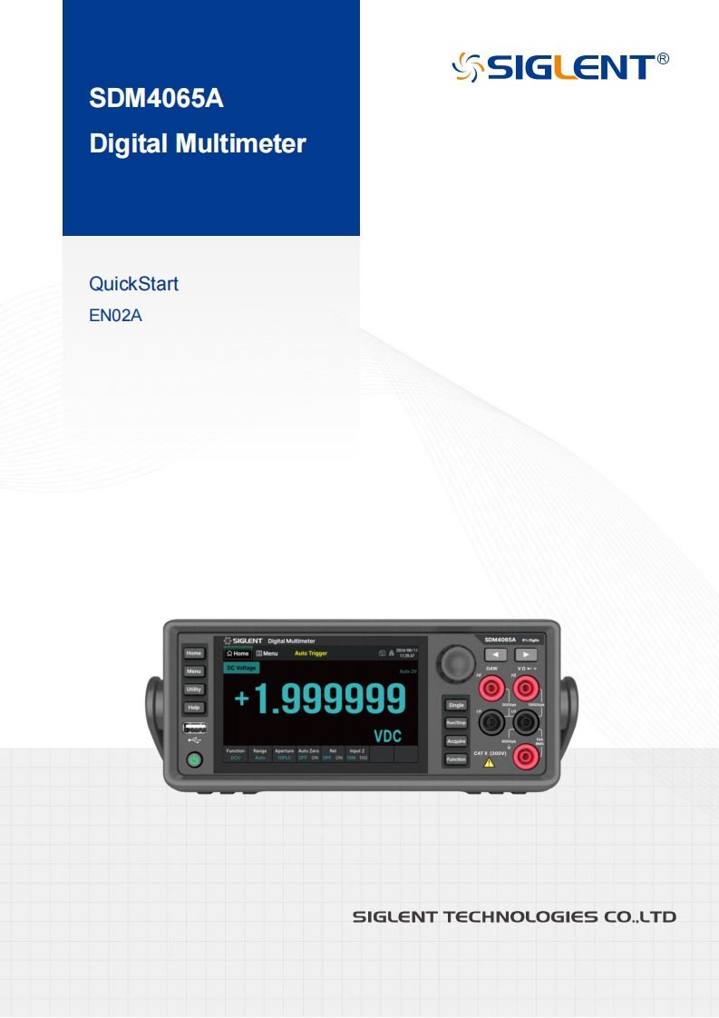 sdm4065a-快速操作说明书手册