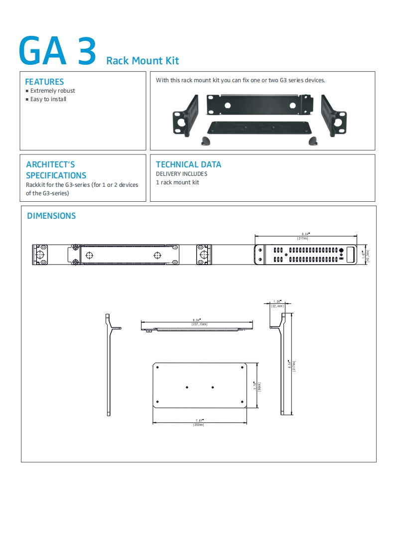 sennheiserGA3操作说明书手册