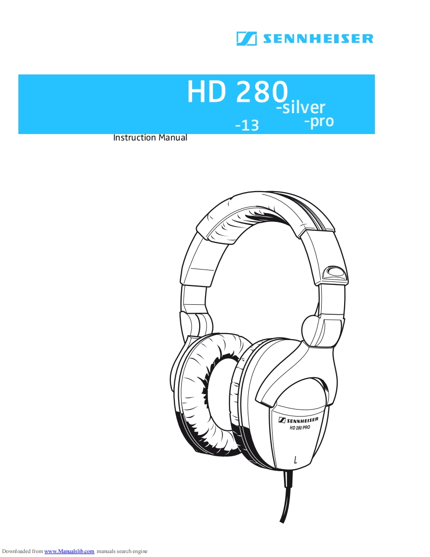 sennheiserHD280PRO操作说明书手册