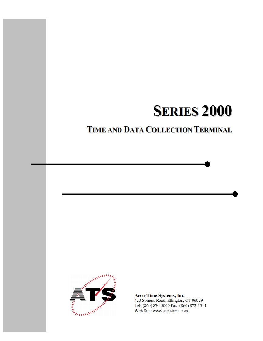 series_2000_user_manual操作说明书手册