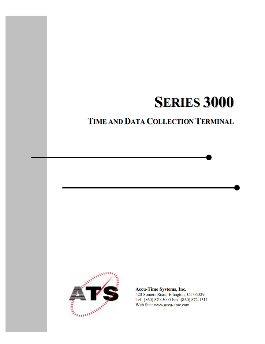 series_3000_user_manual操作说明书手册