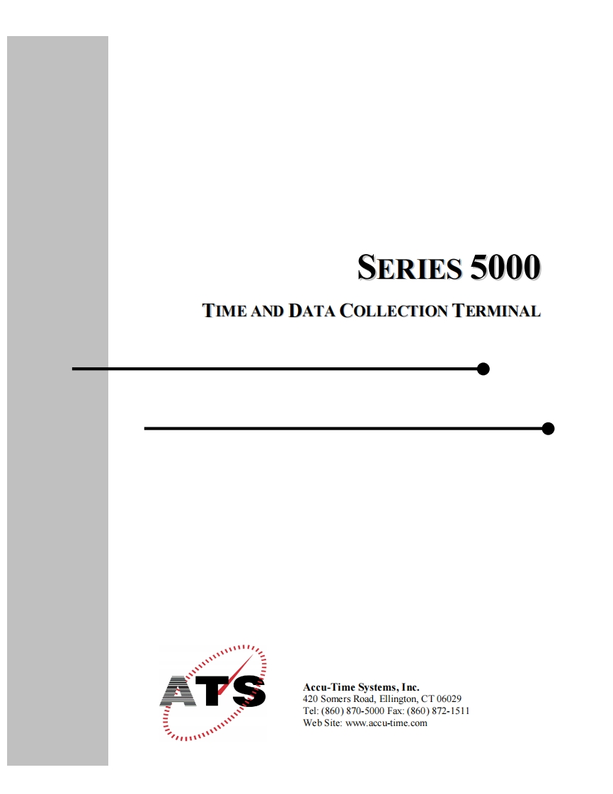 series_5000_user_manual操作说明书手册