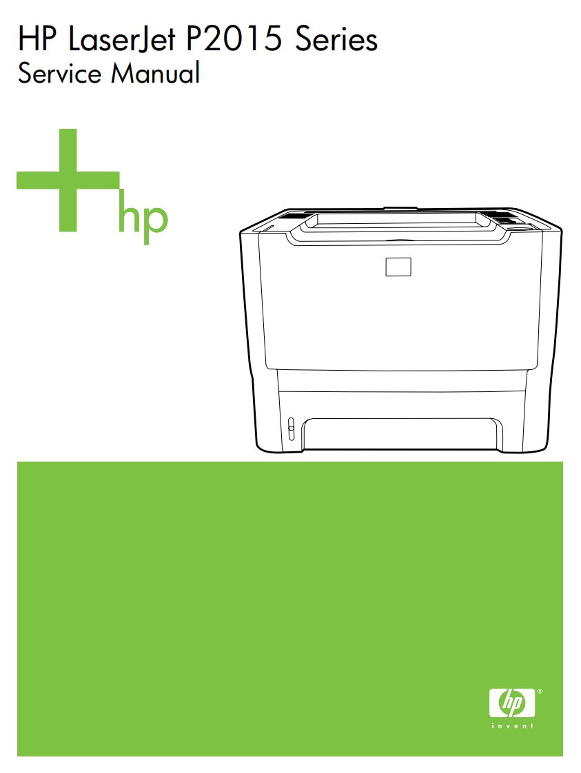 service_manual_hp_lj_p2015维修操作说明书手册