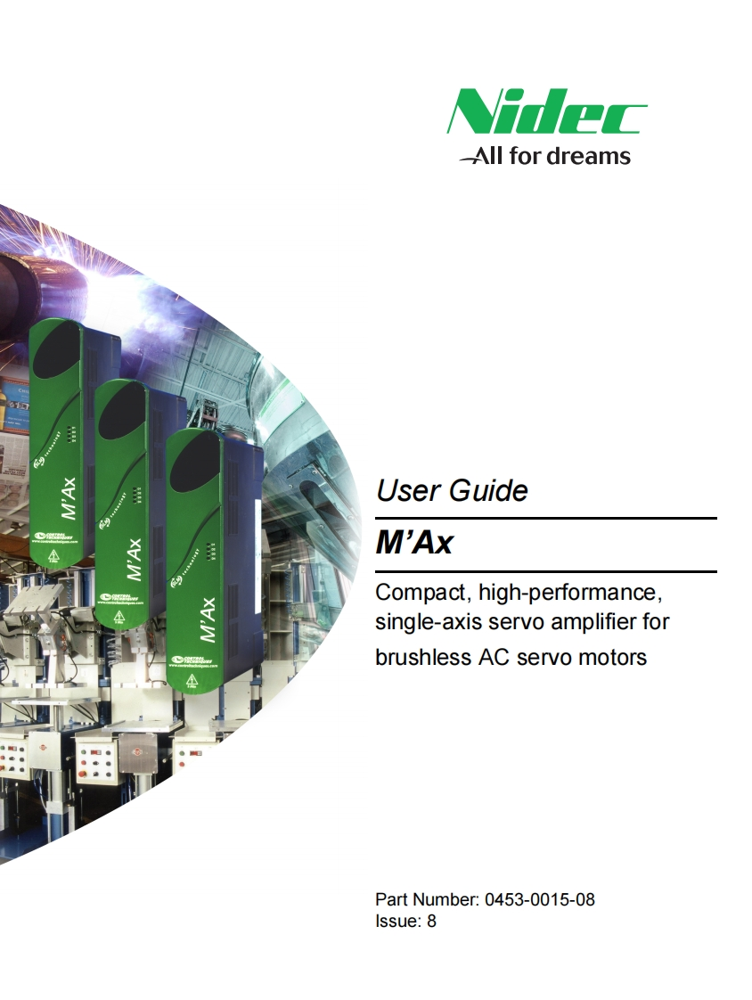servoregelaars-max-slm-technology-安装操作说明书手册-en-iss8-0453-0015-08