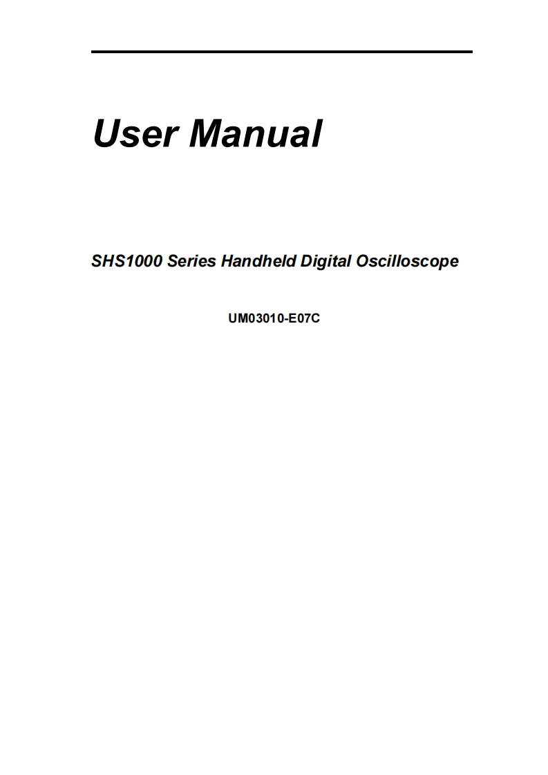 shs1000x-操作说明书手册
