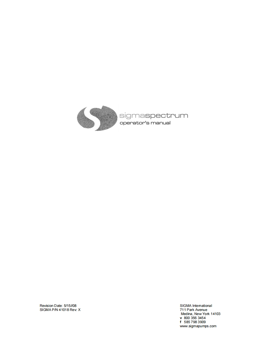 sigma-spectrum-operator-操作说明书手册