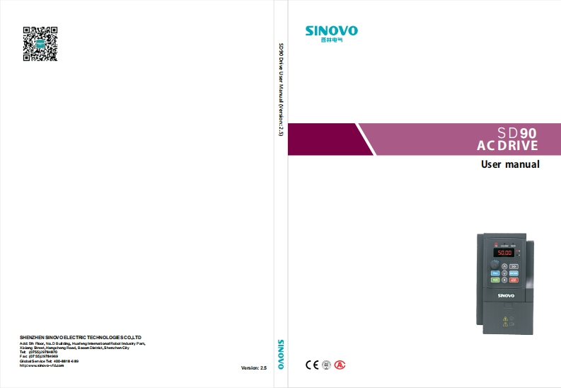 sinovo-sd90-Manual变频器操作说明书手册-eng