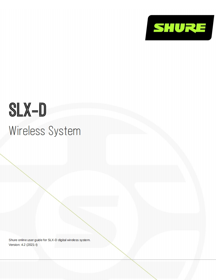 slx-d_操作说明书手册