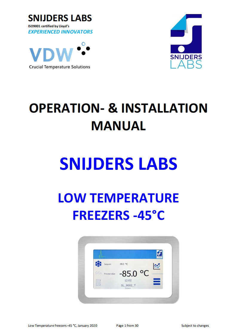 snijders-vf-45g-serie_pdf_20230123120255操作说明书手册