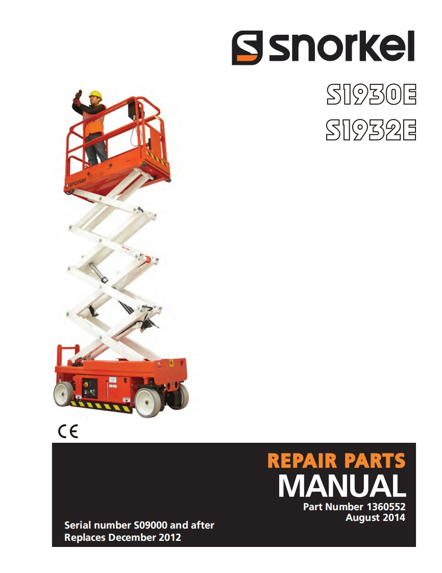 snorkel-s1930e_s1932e___sn_09000after维修与零部件说明书手册