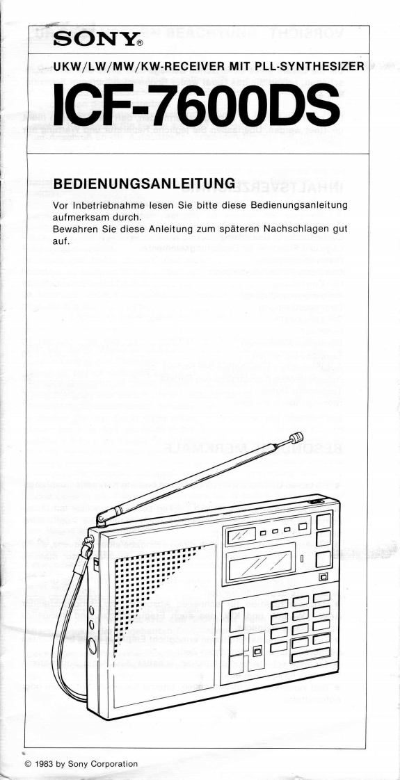 sony--icf-7600ds--操作说明书手册--ID15877