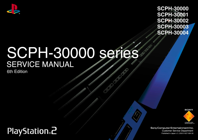 sony-ps2-scph-30000_series_service_manual维修说明书手册电器原理图