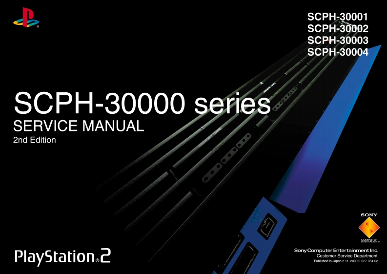 sony-ps2-scph-30000_series_service_manual维修说明书手册电器原理图_2nd