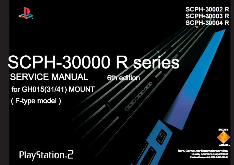 sony-ps2-scph-30000r_series_service_manual维修说明书手册电器原理图_gh-015