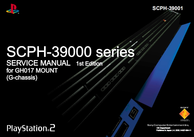 sony-ps2-scph-39000_series_service_manual维修说明书手册电器原理图_gh-017