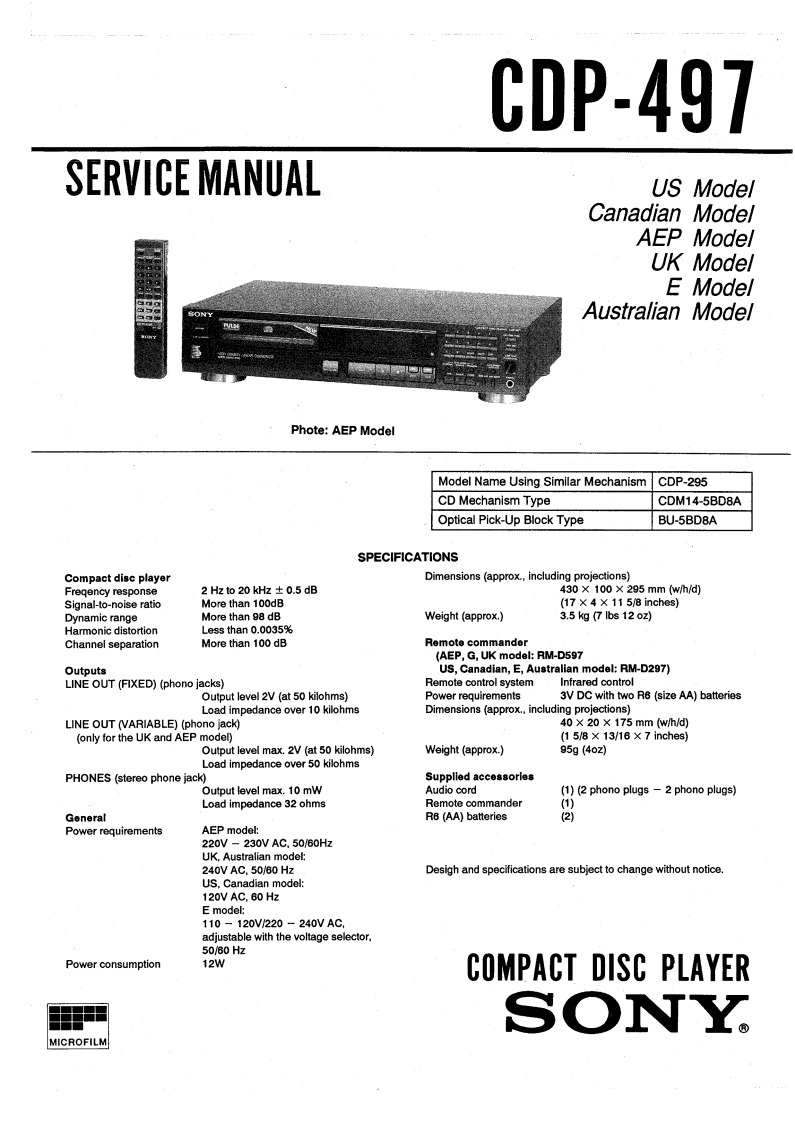 sony_cdp-497_sm维修电器原理图手册_1