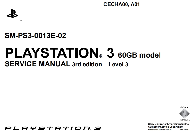 sony_playstation3_维修说明书手册电器原理图