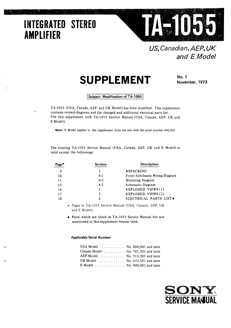 sony_ta-1055_smsupp维修电器原理图