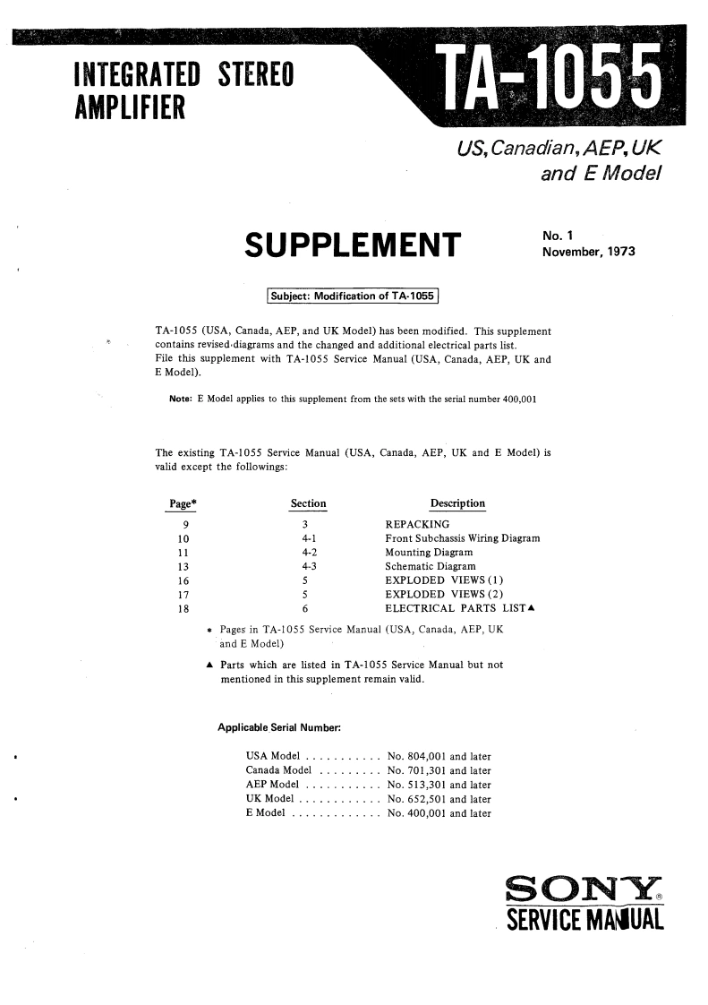 sony_ta-1055_smsupp维修电器原理图-找手册网