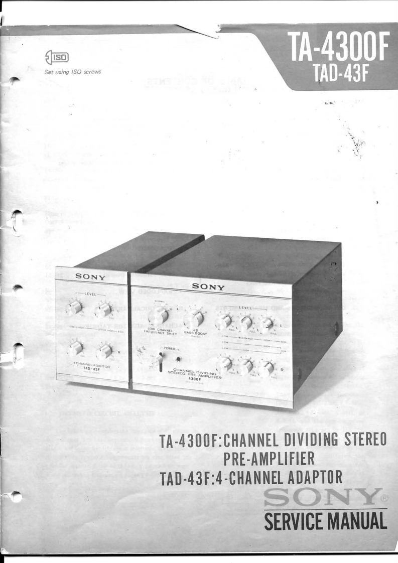 sonyta4300fsm1r维修电器原理图-找手册网