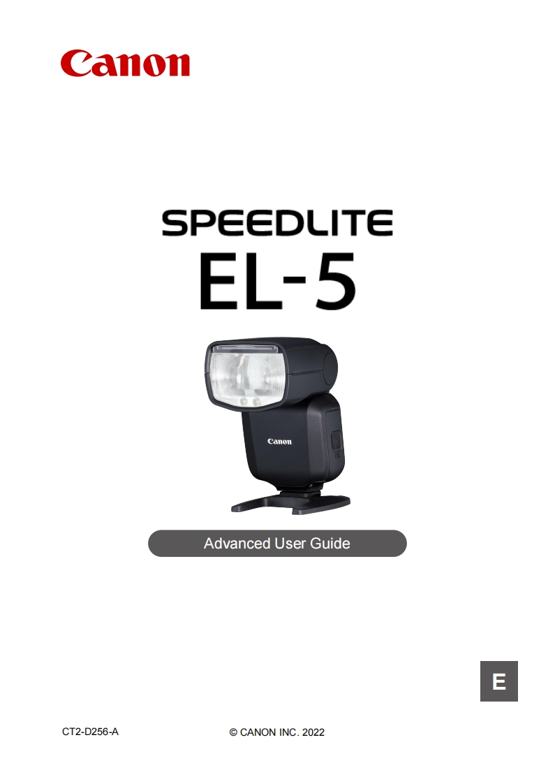 speedliteel5_操作说明书手册